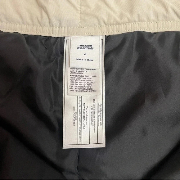 Amazon Essentials Beige Black Insulated Men’s Ski Snow Pants size XL - Picture 5 of 15